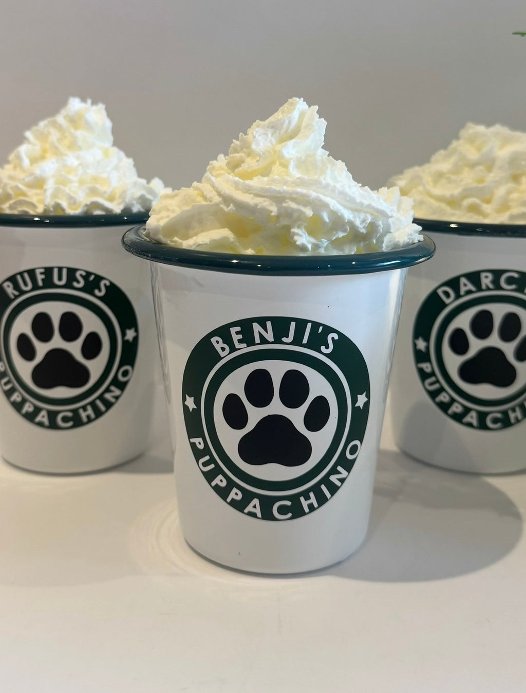 Personalised Reusable Enamel Puppachino/Pupcup